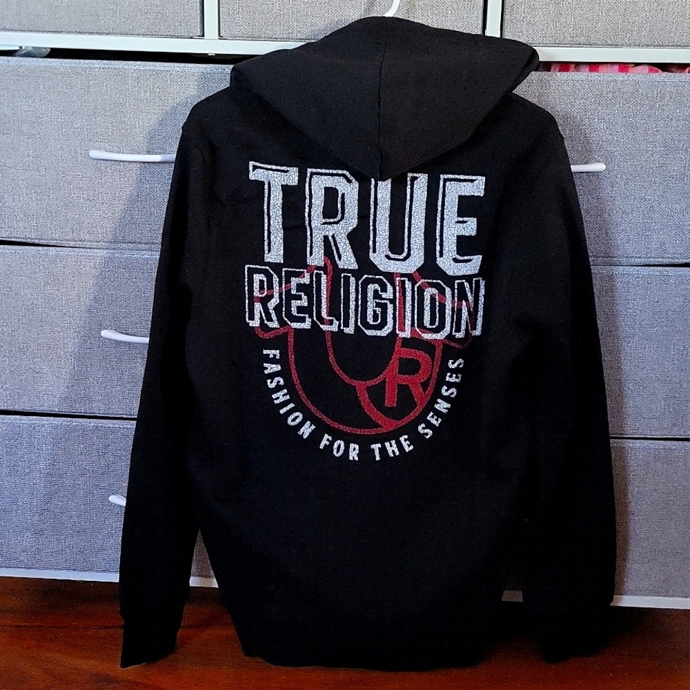 True religion zip up hoodie